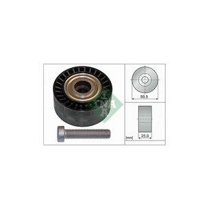 Ролик натягувача ременя INA 532 0433 10 зображення 1