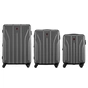Набір валіз Wenger Oryson 3 в 1 (S,M,L) пластик, 4 колеса, сірий (653212) - зменшене зображення 3