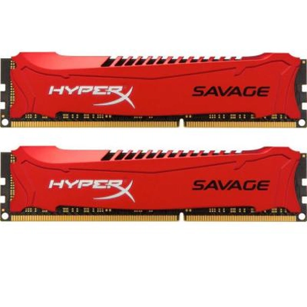 Модуль пам'яті для комп'ютера DDR3 8GB (2x4GB) 2400 MHz HyperX Savage Kingston Fury (ex.HyperX) (HX324C11SRK2/8) - изображение 1