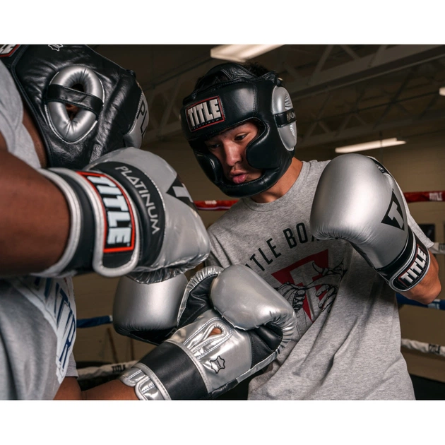 Боксерський шолом Title Platinum Premier Full 2.0 Black L (PHGF2 L BK) - picture 9