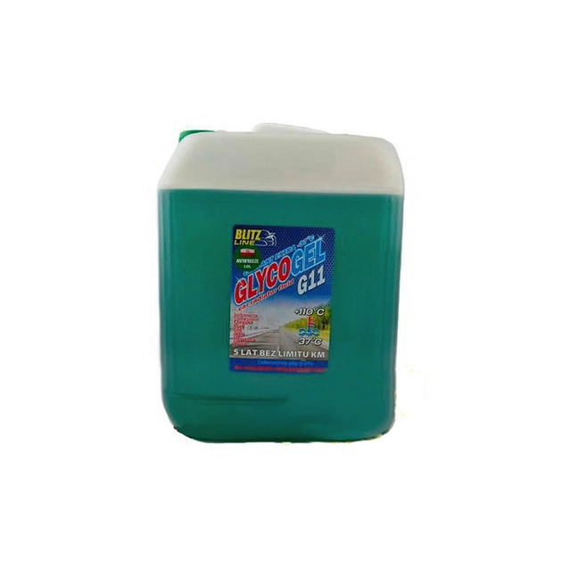 Антифриз Blitz Line Glycogel G11 ready-mix -37C зелений, 10л (11кг.) (28879) - зображення 1