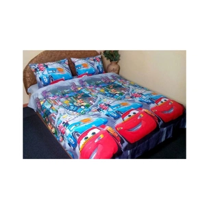 Постільна білизна MirSon Бязь Premium 17-0260 Red Car King Size (2200001987531) зображення 1