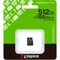 Карта пам'яті Kingston 512GB microSDXC class 10 UHS-I U3 V30 A1 Canvas Select Plus (SDCS3/512GBSP) - зменшене зображення 3
