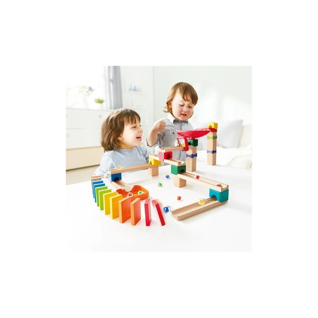 Конструктор Hape лабіринт Marble Run Безліч доріжок 50 елементів (E1102) - изображение 1