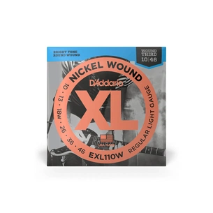 Струни для гітари D'Addario XL Nickel Wound 3rd Regular Light (10-46) (EXL110W) зображення 1