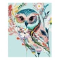 Картина по номерам Strateg Різнобарвна сова 40х50 см (VA-2062) - зменшене зображення 1