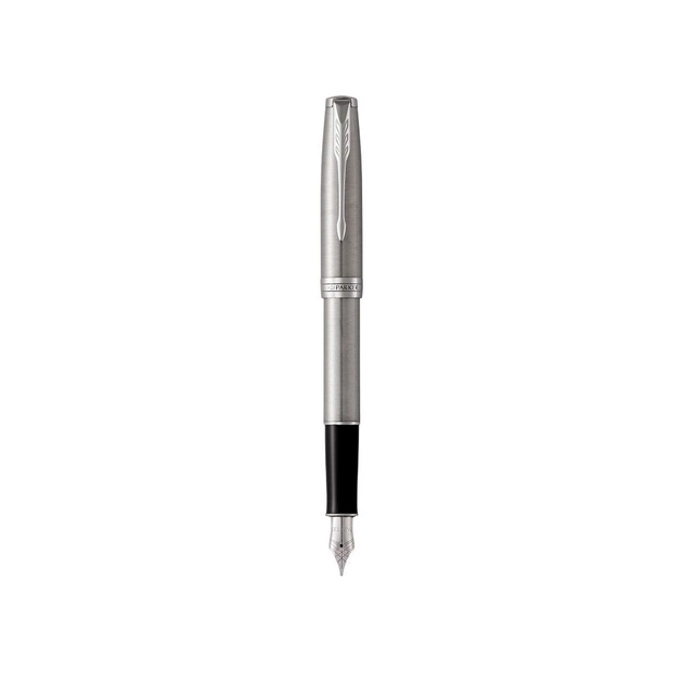 Ручка перьевая Parker SONNET 17 Stainless Steel CT FP F (84 211) - изображение 1
