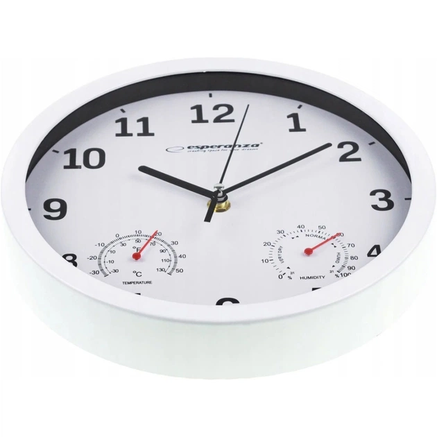Настінний годинник Esperanza Wall Clock Lyon 25см White (EHC016W) - picture 3