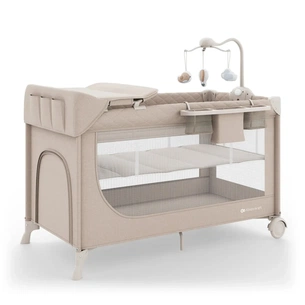 Дитячий манеж Kinderkraft с пеленатором Leody Up Beige (5902533930128) зображення 1