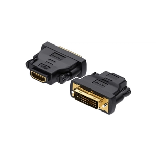 Перехідник DVI(24+1) Male to HDMI Female black Vention (ECDB0) зображення 1