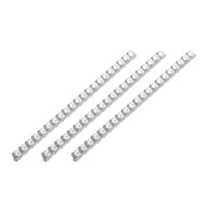 Пружина для палітурки 2E пл. 14мм (100 шт.) світло-сірі (2E-PL14-100LG) зображення 1