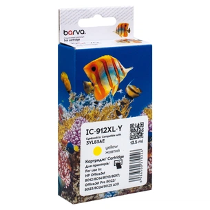 Картридж Barva HP 912XL (3YL79AE/3YL83AE) 900 c, Yellow (IC-912XL-Y) зображення 1