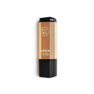USB флеш накопичувач T&G 8GB 121 Vega Series Gold USB 2.0 (TG121-8GBGD) зображення 1