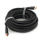Кабель мультимедійний HDMI M to HDMI M 10.0m V2.0 4K UHD black VEGGIEG (YT-HDMI(M)/(M)HA-10/19716) - уменьшенное изображение 2
