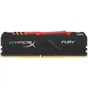 Модуль пам'яті для комп'ютера DDR4 8GB 3000 MHz HyperX Fury Black RGB Kingston Fury (ex.HyperX) (HX430C15FB3A/8) - зменшене зображення 1