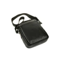 Сумка Vintage Месенджер шкіряна Чорна (14578) - зменшене зображення 6