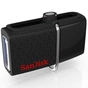 USB флеш накопичувач SanDisk 64GB Ultra Dual Drive Black OTG USB 3.0 (SDDD2-064G-G46) - зменшене зображення 2