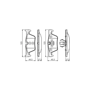 Гальмівні колодки Bosch 0 986 494 554 зображення 1