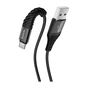 Дата кабель USB 2.0 AM to USB-C 1.0m X38 Cool black HOCO (6931474710567) - зменшене зображення 5