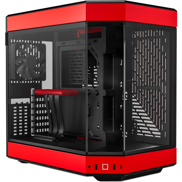 Корпус для ПК Hyte Y60 Black-Red (CS-HYTE-Y60-BR) - зображення 1