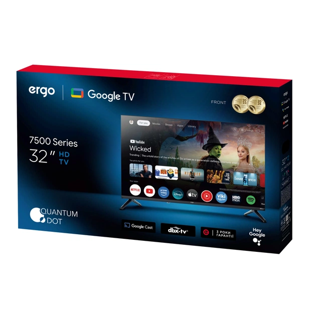 Телевізор Ergo 32JHQ7500 - зображення 9