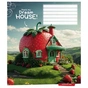 Зошит Школярик Dream house 12 аркушів лінія (012-3530L) - зменшене зображення 1
