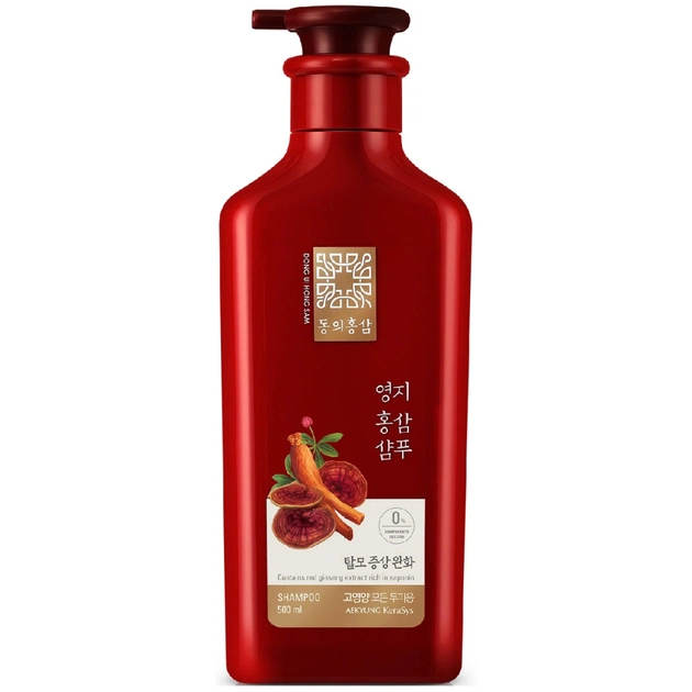 Шампунь KeraSys Dong-Ui Hong Sam Red Ginseng Intensive Nutrition інтенсивний живильний 500 мл (8801046367223) - зображення 1