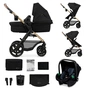 Коляска Kinderkraft 3 в 1 Moov 2 Pure Black (KSMOOV02BLKEV00) (5902533925780) - зменшене зображення 1