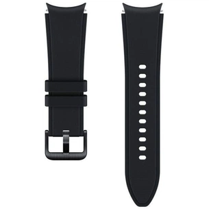 Ремінець Samsung Ridge Sport Band для Samsung Galaxy (20mm, S/M) / Watch 4 / Watch 5 / Watch 6 Black (ET-SFR88SBEGRU) OEM зображення 1