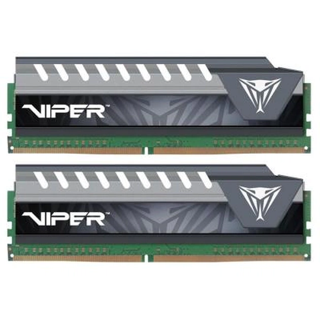 Модуль пам'яті для комп'ютера DDR4 16GB (2x8GB) 3200 MHz Viper Black Patriot (PVE416G320C6KGY) - зображення 1
