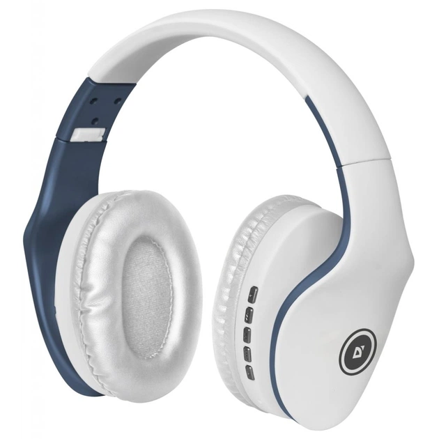 Навушники Defender FreeMotion B525 Bluetooth White-Blue (63526) - зображення 1