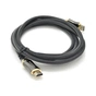 Кабель мультимедийный HDMI M to HDMI M 1.0m V2.0 4K black VEGGIEG (YT-HDMI(M)/(M)HX-1/19700) - уменьшенное изображение 1