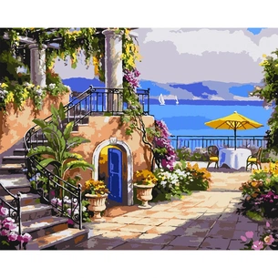 Картина по номерам Santi Морська набережна 40х50 см (954747) зображення 1