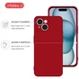 Чохол до мобільного телефона Intaleo SoftShell Apple iPhone 15 Plus Red (1283126585296) - зменшене зображення 3