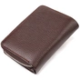 Портмоне Canpellini З натуральної шкіри флотар Коричневе (21600) - зменшене зображення 2