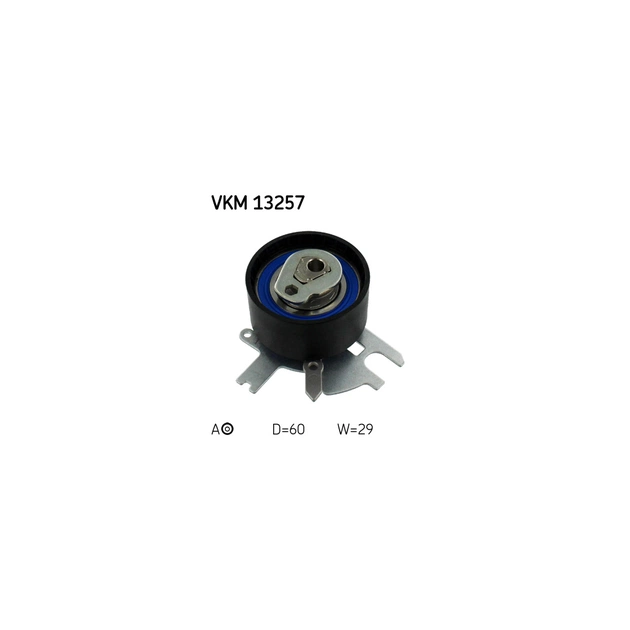 Ролик натягувача ременя SKF VKM 13257 - зображення 1