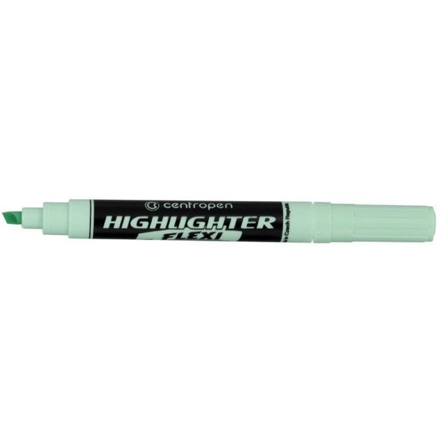 Маркер Centropen Fax Flexi Soft 1-4.6 мм пастельний Зелений (8542/917) - зображення 1
