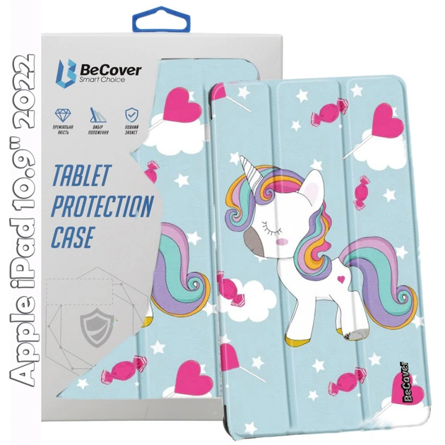 Чохол до планшета BeCover Smart Case Apple iPad 10.9" 2022 Unicorn (709199) - зображення 1