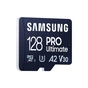 Карта пам'яті Samsung 128GB microSDXC class 10 UHS-I U3 V30 A2 Pro Ultimate (MB-MY128SA/WW) - зменшене зображення 3