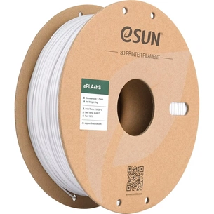 Пластик для 3D-принтера eSUN ePLA+HS, 1,75мм, 1кг, cold white (EPLA+HS-P175CW1) изображение 1