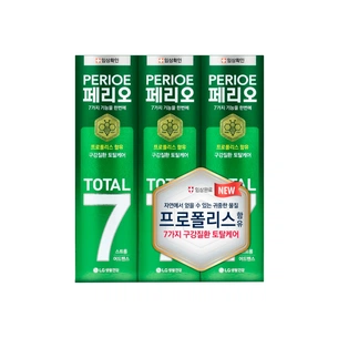 Зубна паста LG Perioe Total 7 Strong 120 г х 3 шт. (8801051064261) зображення 1