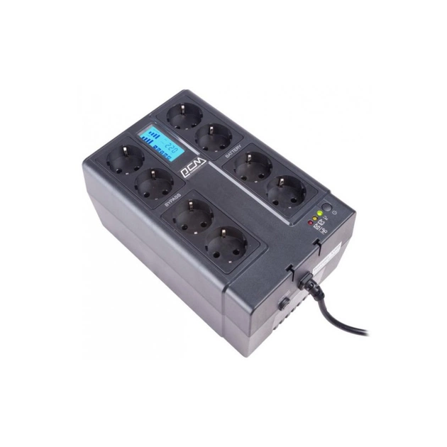 Пристрій безперебійного живлення Powercom CUB-850N LCD - зображення 1