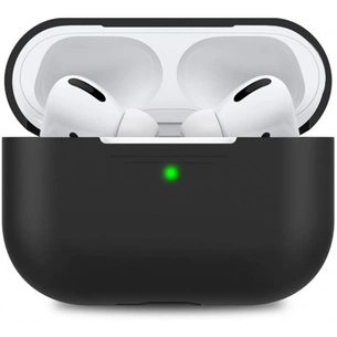 Чохол для навушників MakeFuture Apple AirPods Pro Silicone Black (MCL-AAPBK) зображення 1