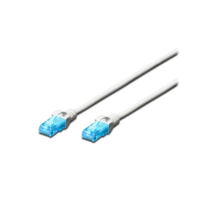 Патч-корд 3м, UTP, cat.5e, AWG 26/7, CCA, PVC, white Digitus (DK-1512-030/WH) зображення 1