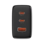 Зарядний пристрій Baseus Cube Pro Fast Charger 2C+U 65W black (P10152301113-00) - зменшене зображення 3