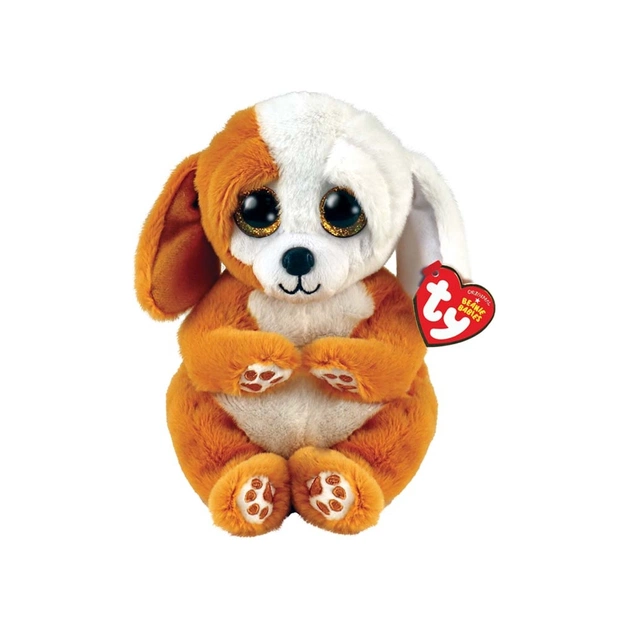 М'яка іграшка Ty Beanie Bellies Рудий песик Ruggles 22 см (40699) - зображення 1
