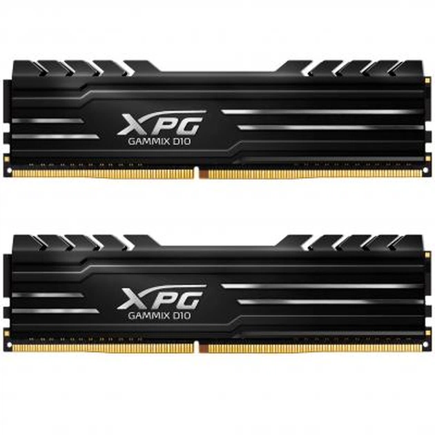 Модуль пам'яті для комп'ютера DDR4 16GB (2x8GB) 3000 MHz XPG GD10-HS Black ADATA (AX4U300038G16-DBG) - изображение 1
