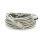 Дата кабель USB 2.0 AM/AF 10.0m ferrite transparent white Voltronic (YT-AM/AF-10TBL) - уменьшенное изображение 1