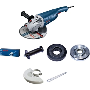 Шліфувальна машина Bosch GWS 2200, 220Вт, 180мм, 8500 об/хв, М14, 5.2кг (0.601.8C0.320) зображення 1