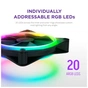 Кулер до корпусу NZXT F140RGB Duo (RF-D14SF-B1) - зменшене зображення 9